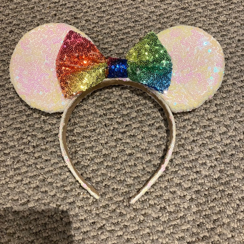 Disney rainbow micky ears